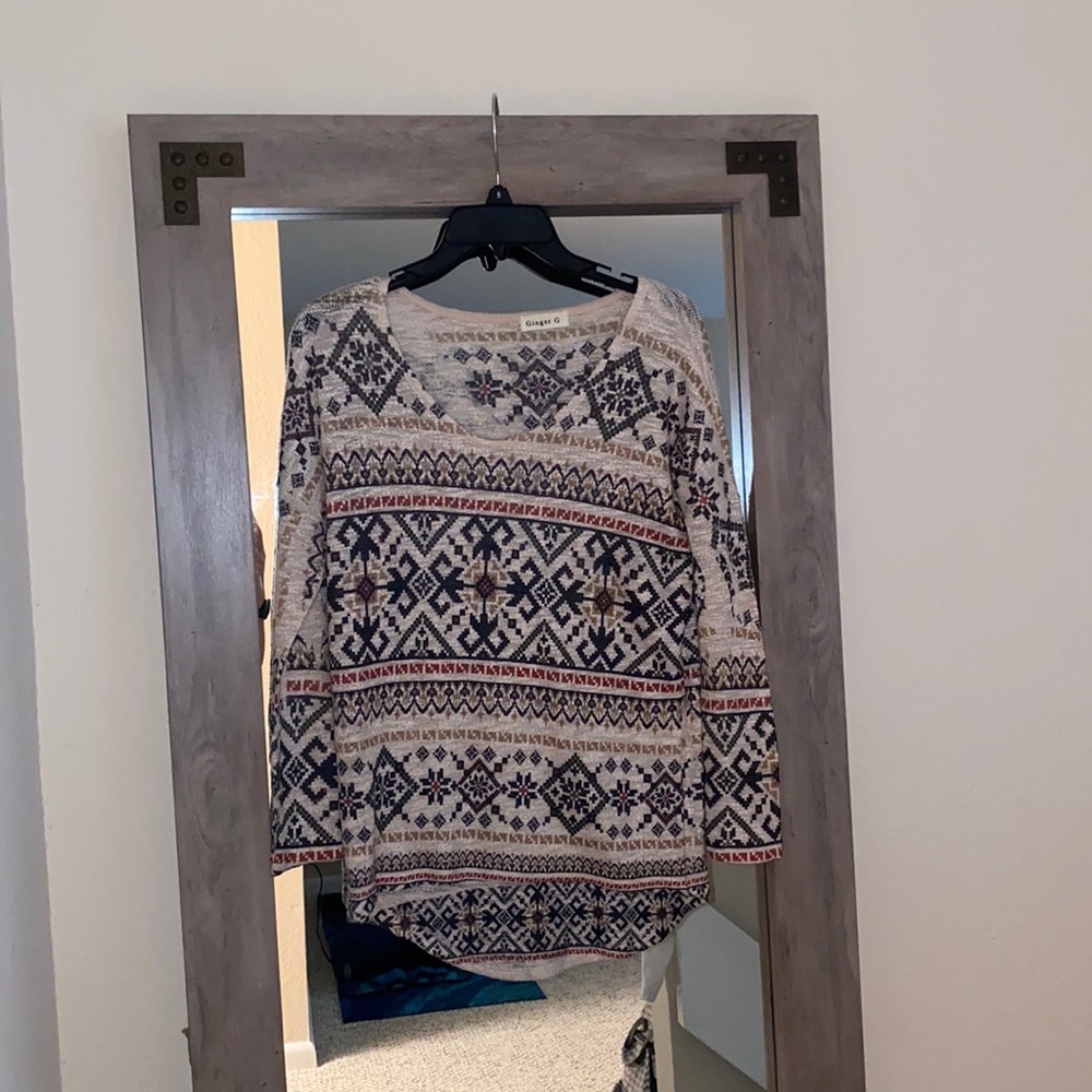 Tribal print Sweater
